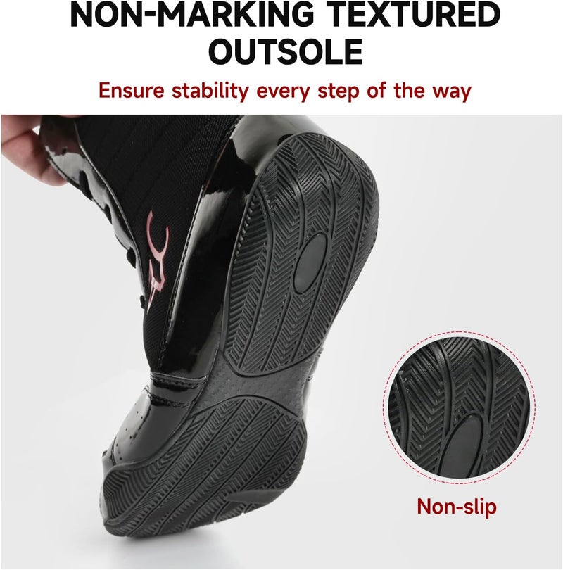 ZVC Wrestling Shoes Men High Top Boxing Shoes for Fighting Shoes Powerlifting Bodybuilding Boots Footwear - Image 4